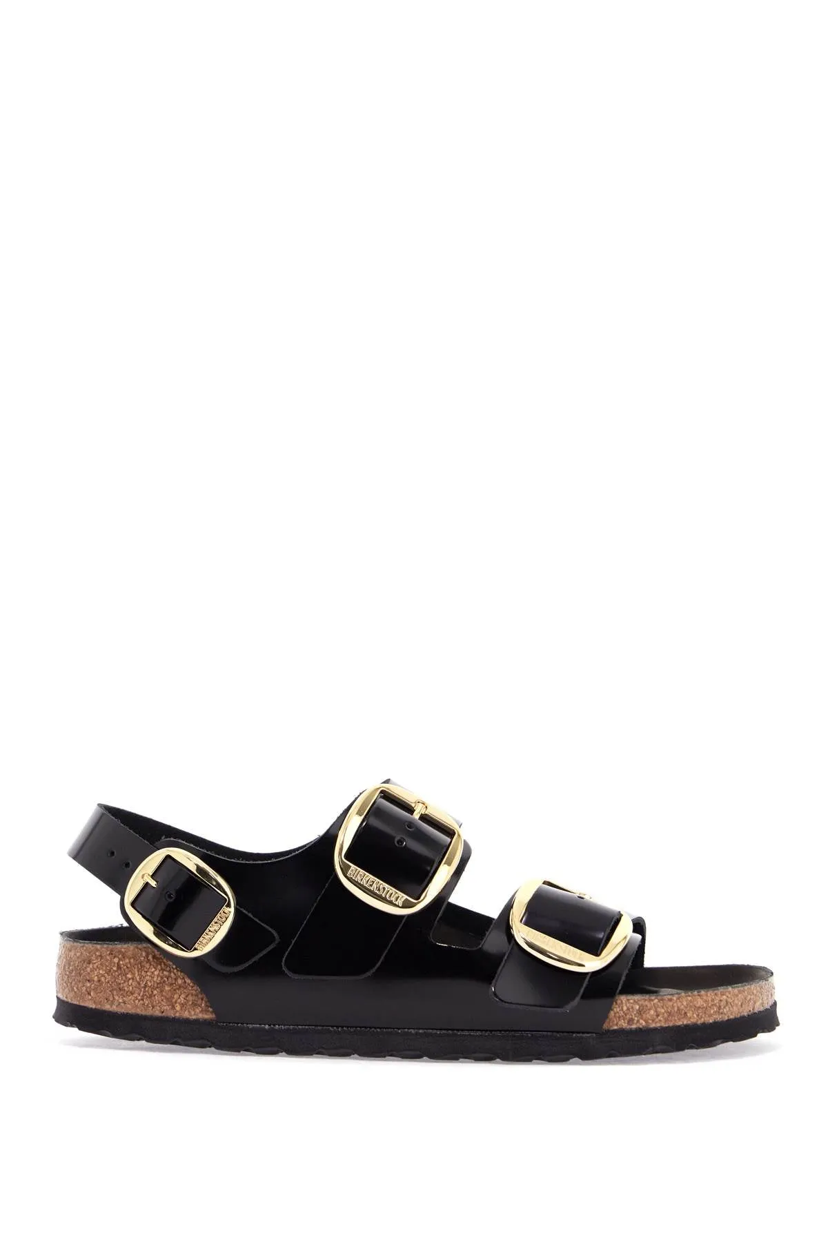 Birkenstock Damen Ledersandalen mit drei großen Schnallen