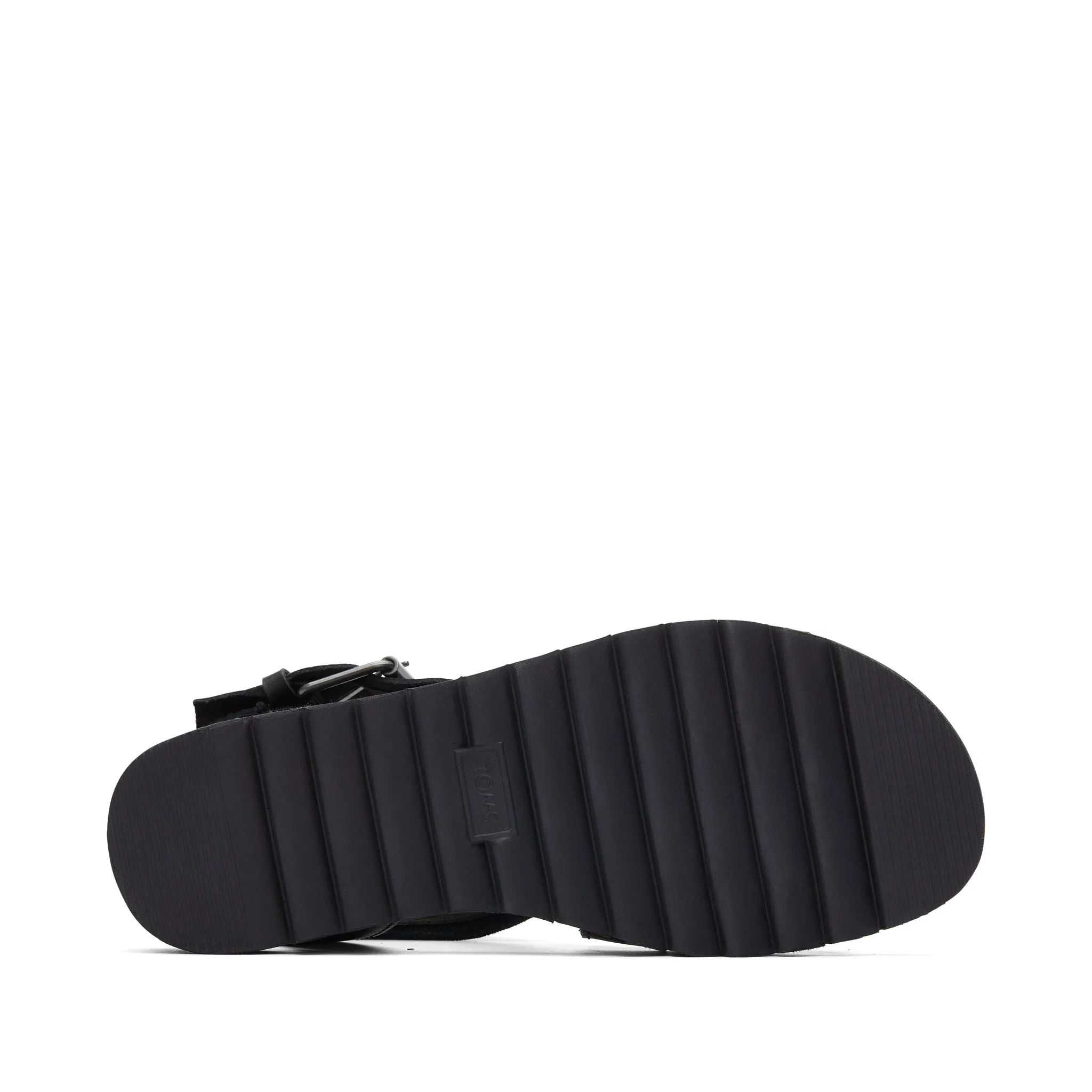 Schwarze Sidney Sandale mit Profilsohle