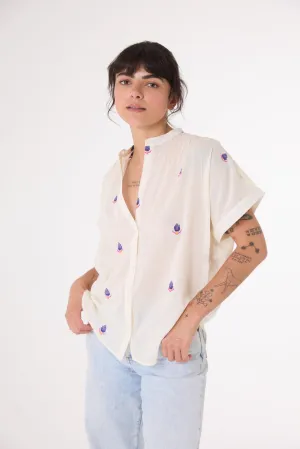 Bluse Brodee Maya Maya Blume Multi Kleidung_Sacrecoeur