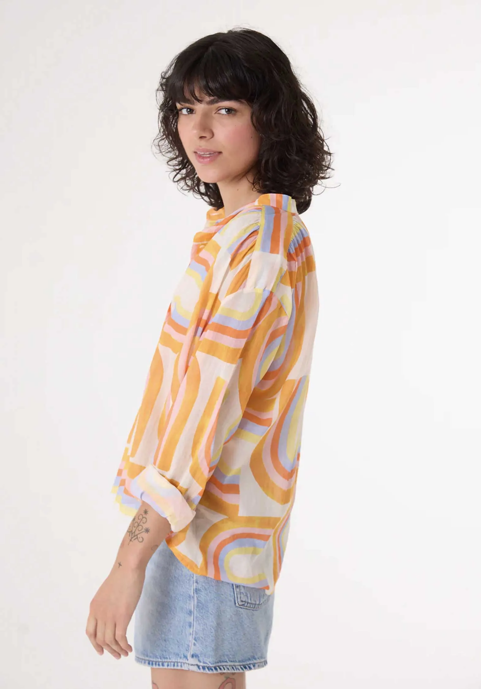 Bluse Ella Ella Regenbogen Mehrfarbig
