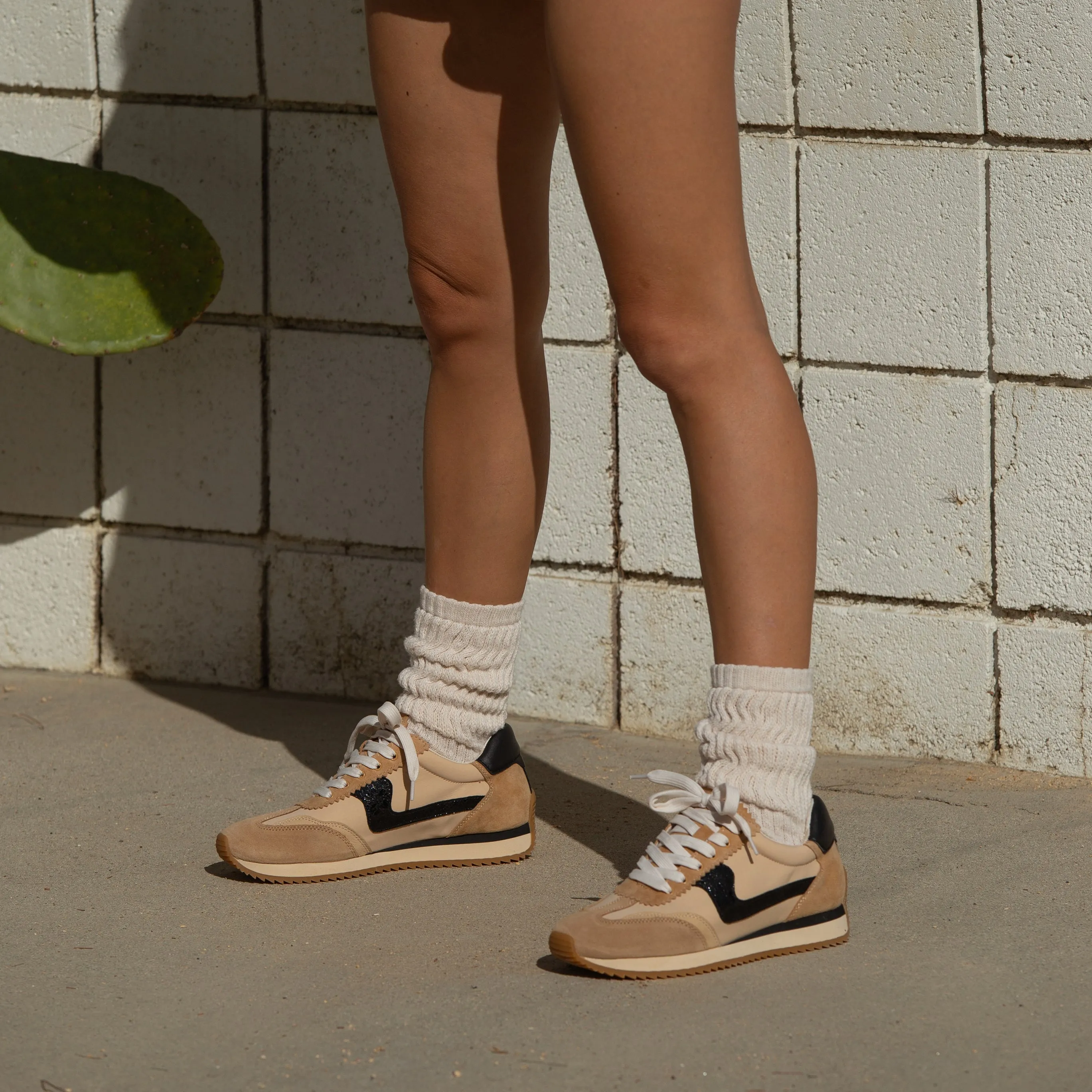 B.NTCD SNEAKERS BRAUN MULTI NYLON