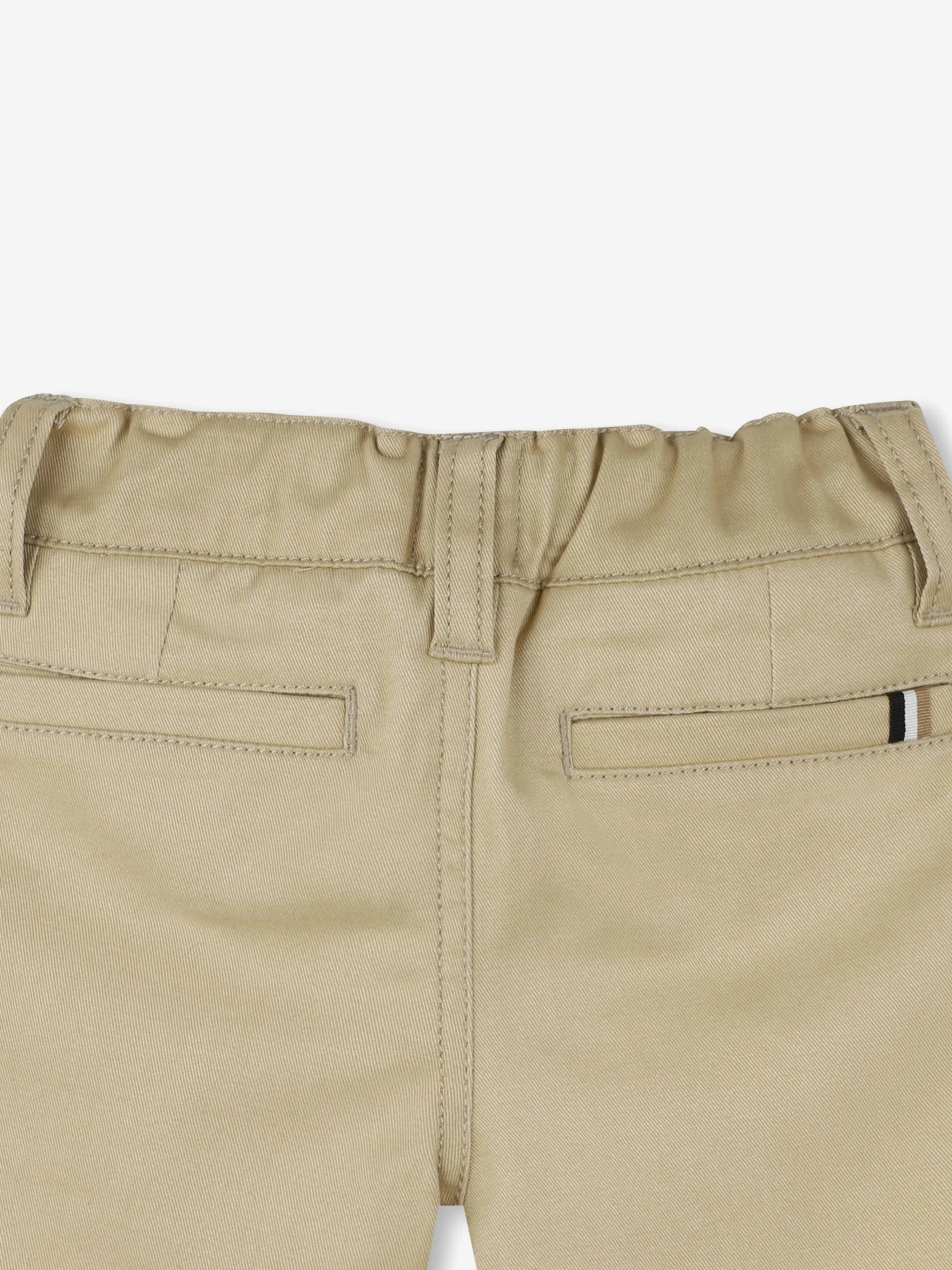 BOSS Baby Boys Chino Shorts in Beige