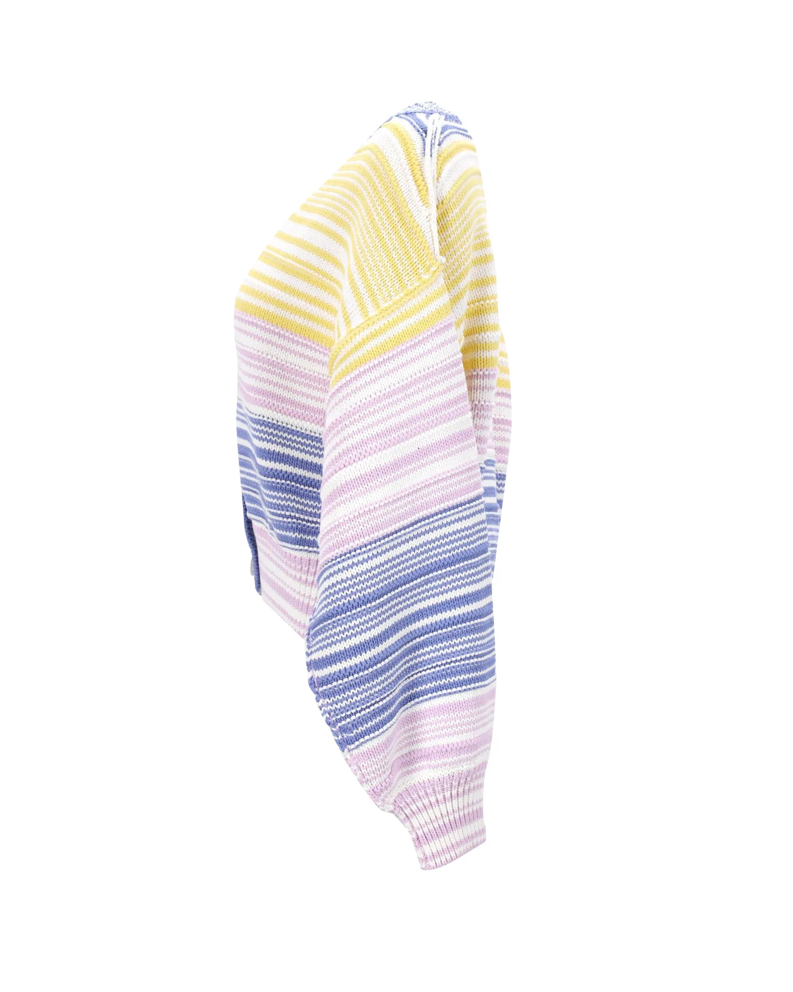 Boutique Moschino Streifen-Cardigan in mehrfarbiger Baumwolle