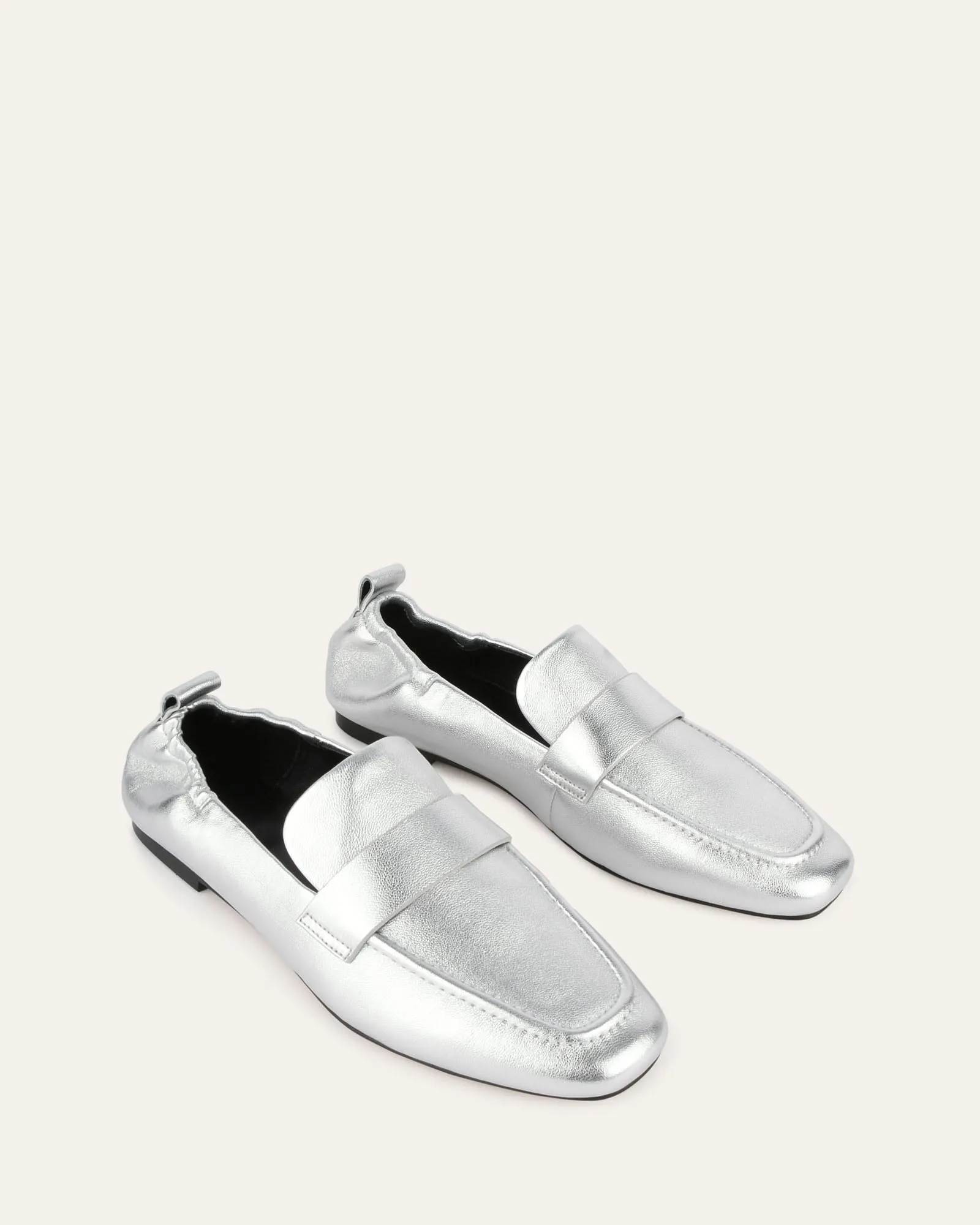 BOWEN LOAFERS SILBER LEDER