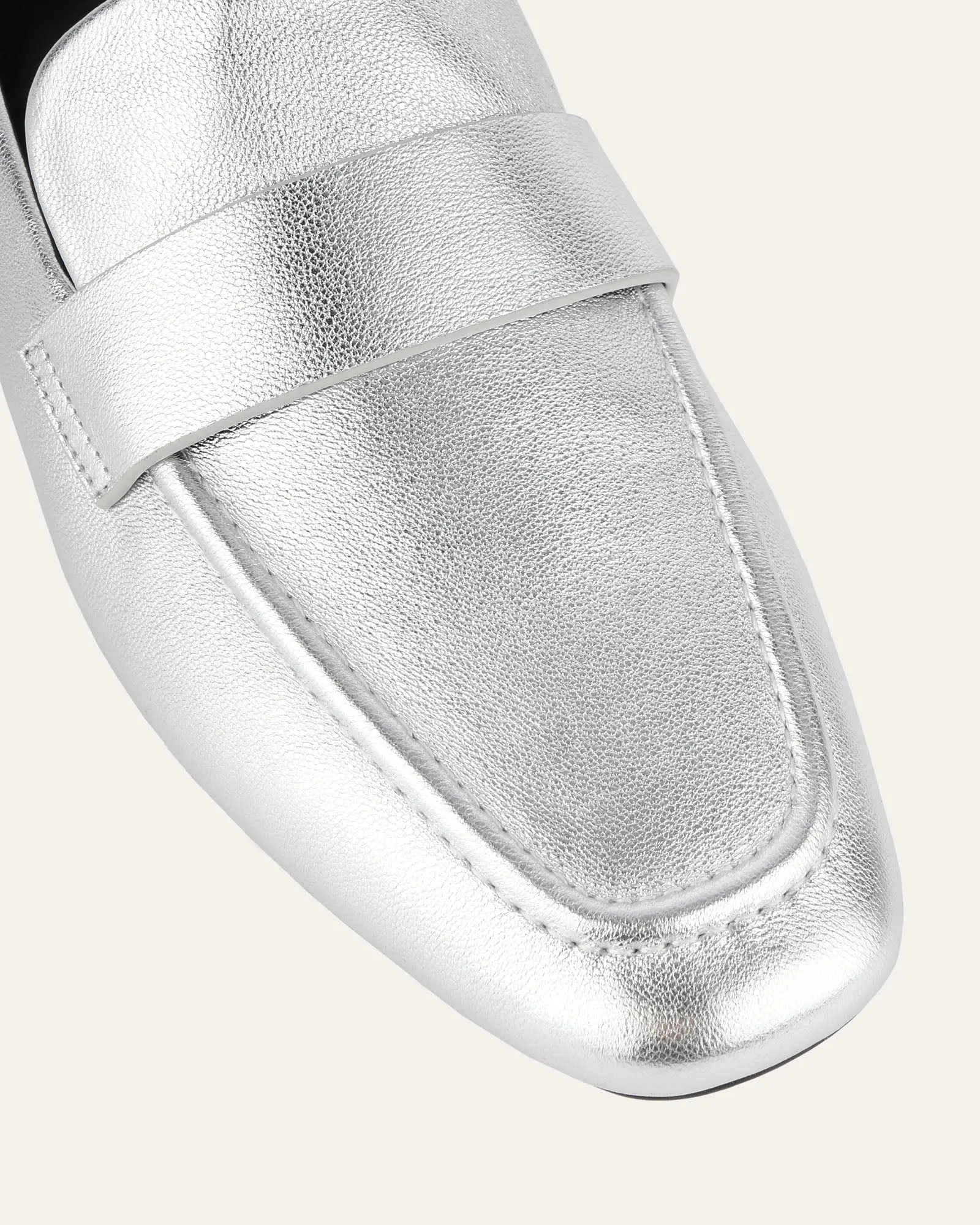 BOWEN LOAFERS SILBER LEDER