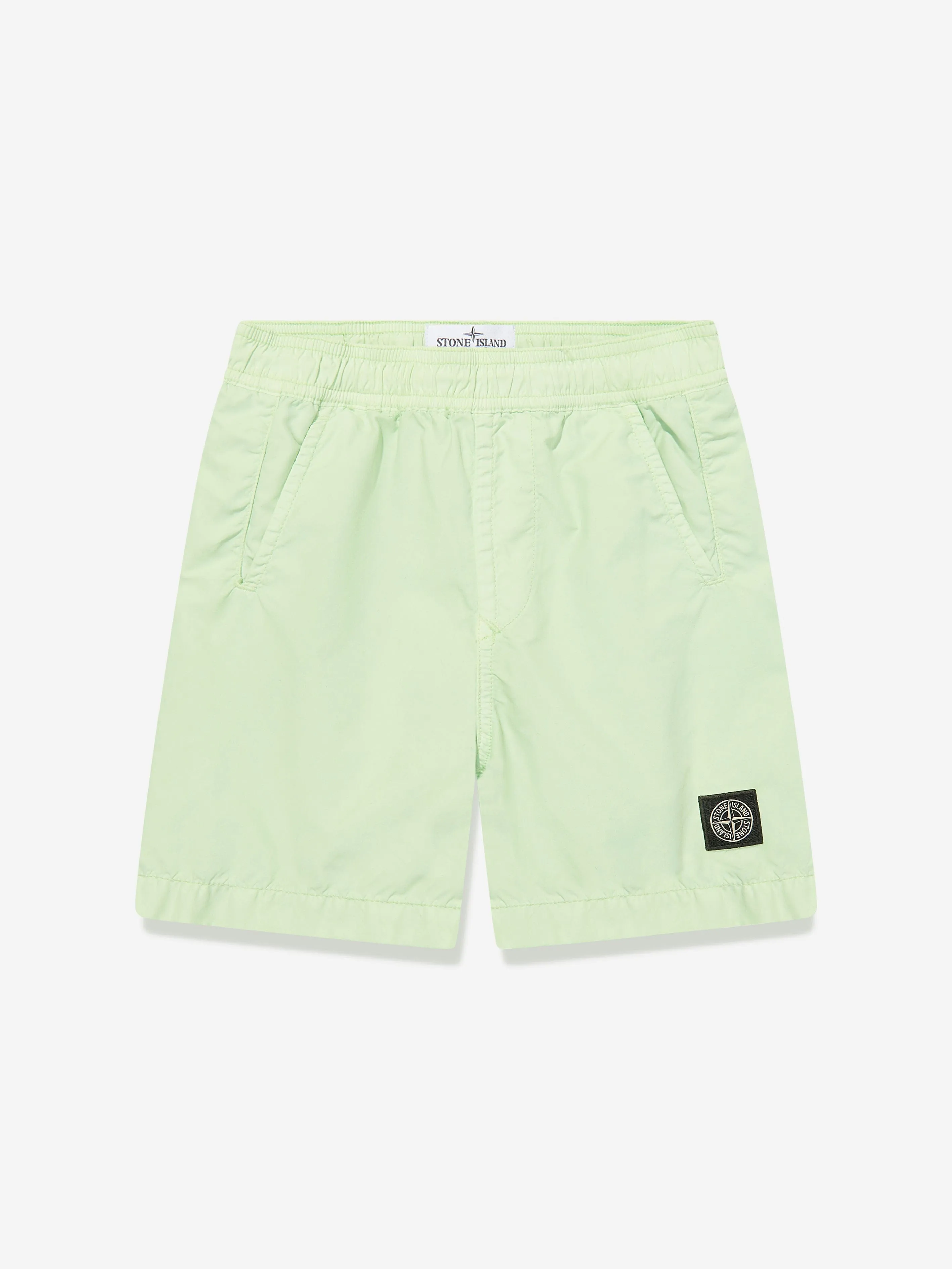 Boys Compass Logo Badeshorts in Grün