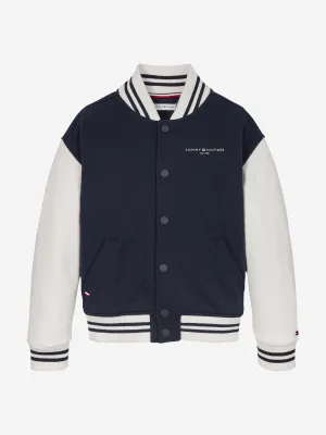 Jungen Mini Corp Logo Bomberjacke in Marineblau