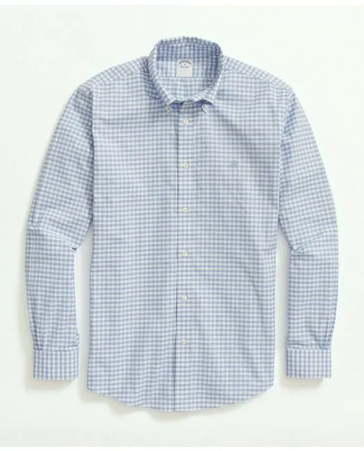 Brooks Brothers Herren Big & Tall Stretch Bügelfrei Oxford-Hemd mit Button-Down-Kragen Hellblau Brooks Brothers