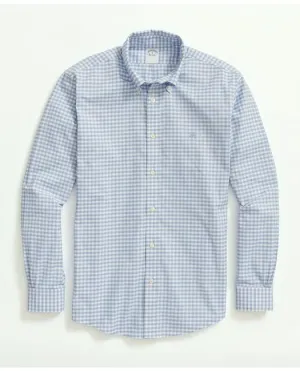Brooks Brothers Herren Big & Tall Stretch Bügelfrei Oxford-Hemd mit Button-Down-Kragen Hellblau Brooks Brothers