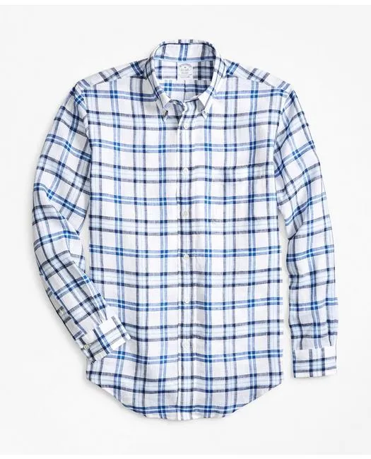 Brooks Brothers Herren Regent Regular-Fit Sporthemd Weiß Brooks Brothers