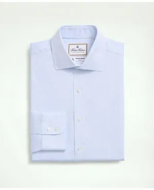 Brooks Brothers Herren X Thomas Mason Baumwolle Pinpoint Oxford Englischer Kragen Hemd Hellblau Brooks Brothers