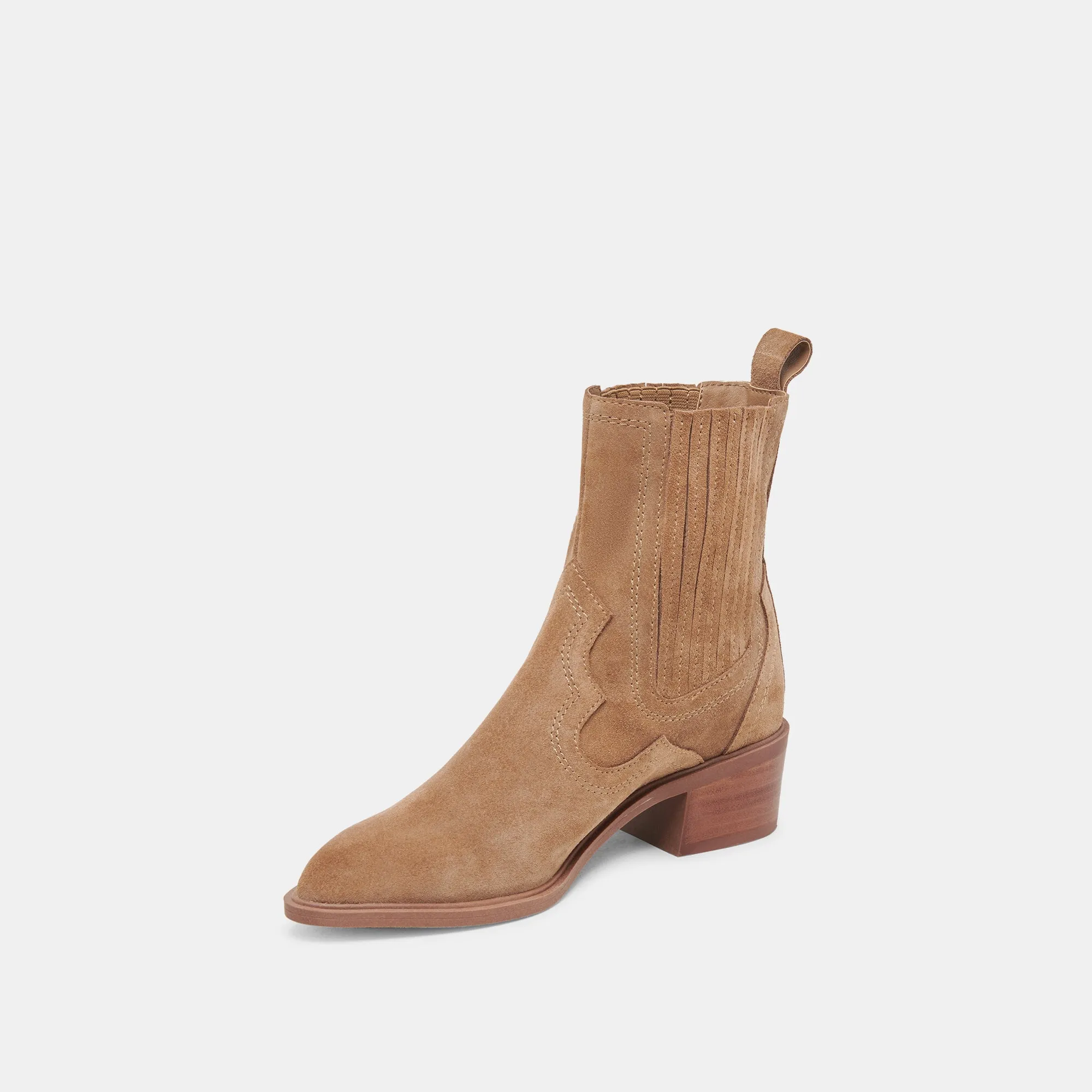 BRYLEE H2O WEITE BOOTIES IN PILZ-WILDLEDER