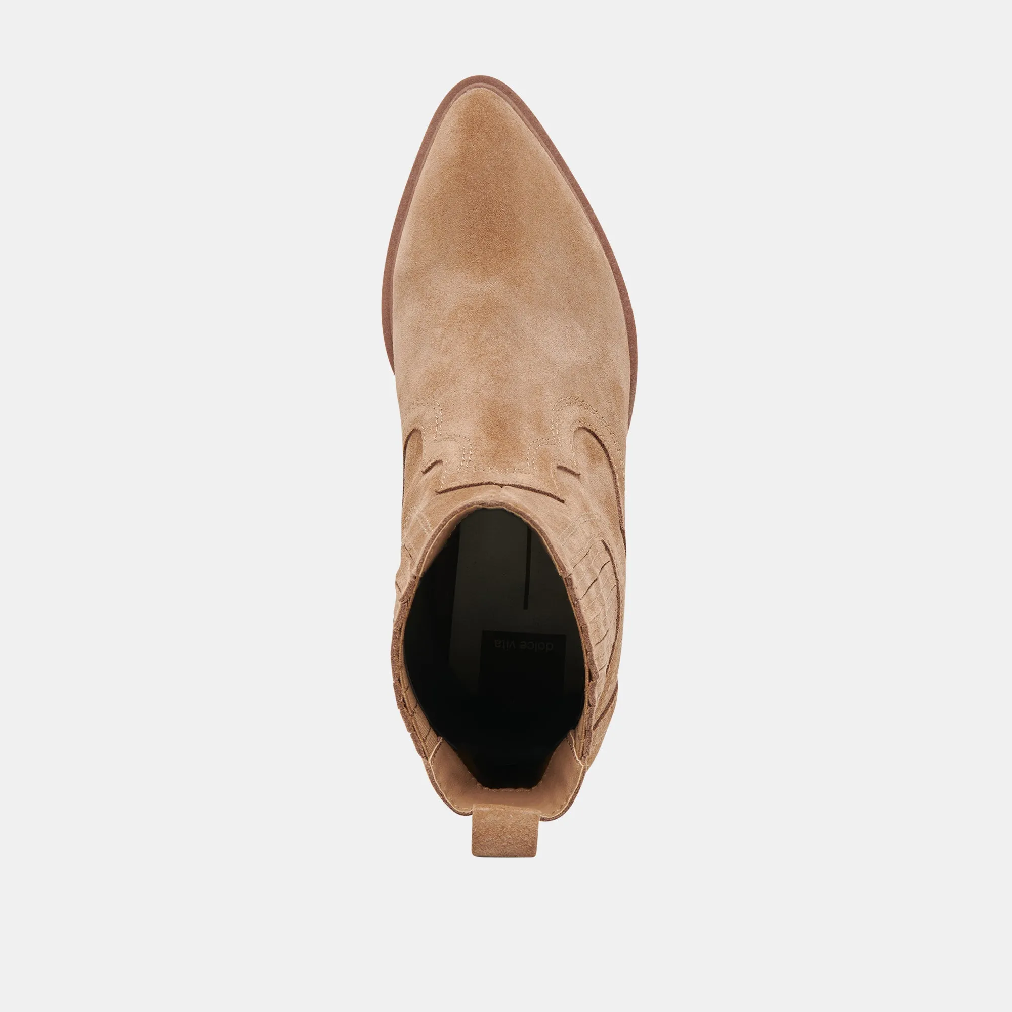 BRYLEE H2O WEITE BOOTIES IN PILZ-WILDLEDER