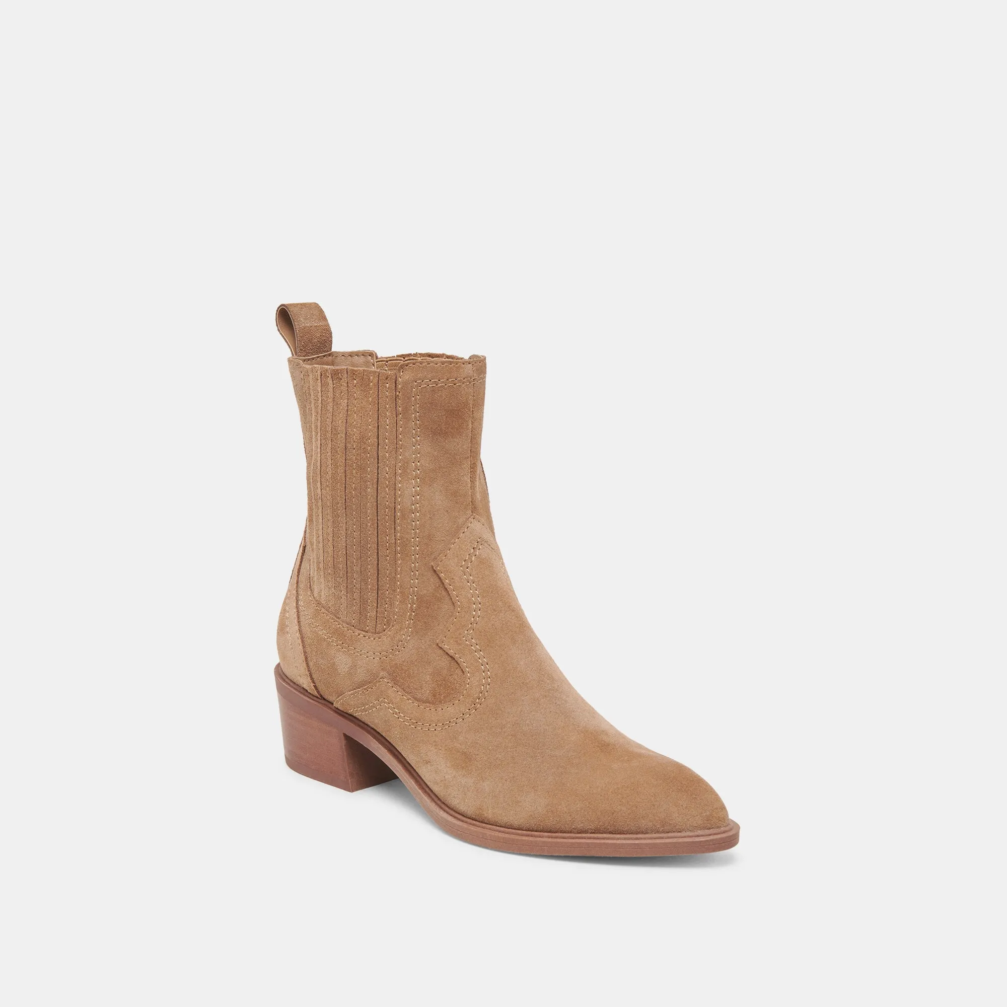 BRYLEE H2O WEITE BOOTIES IN PILZ-WILDLEDER