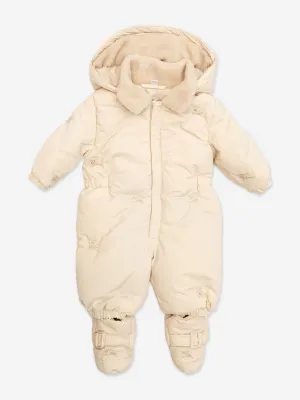 Burberry Baby Ariel Schneeanzug in Elfenbein