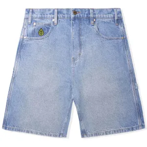 Butter Goods - Weathergear Schwere Denim Shorts Getragene Indigo Butter Goods