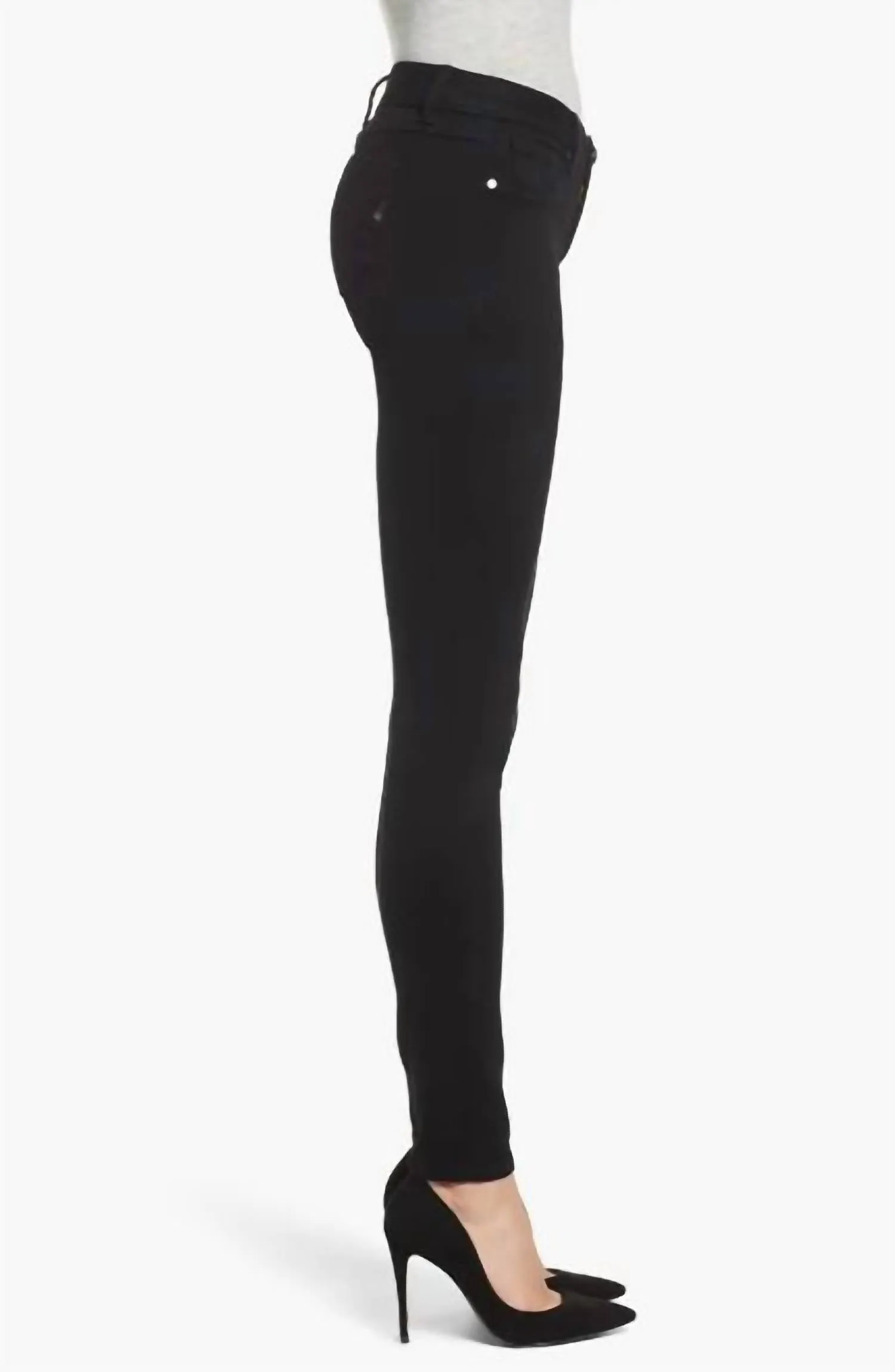 Butter Stretch Knöchel-Leggings in Schwarz
