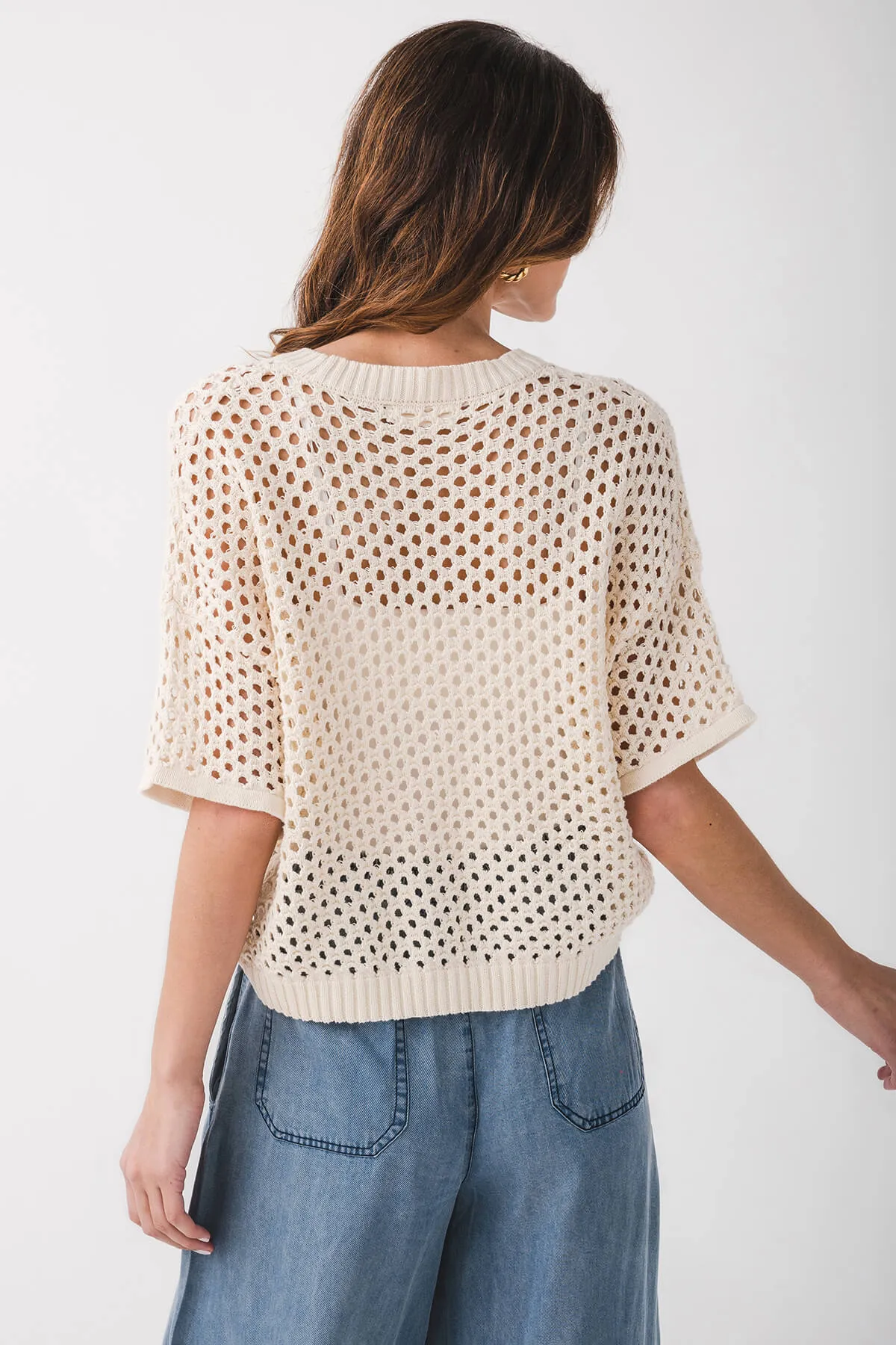 By Together Reid Offener Strickcardigan