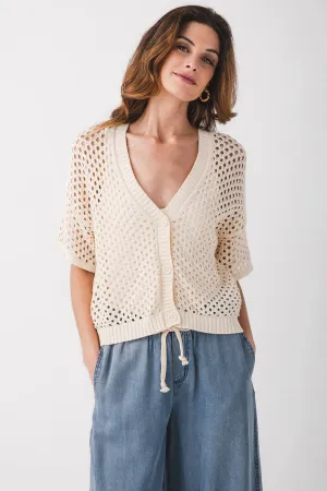 By Together Reid Offener Strickcardigan