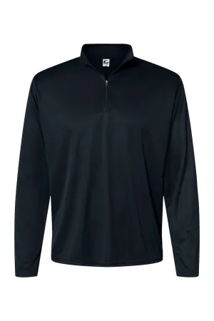 C2 Sport Herren Feuchtigkeitstransportierendes 1/4-Zip Sweatshirt - Schwarz