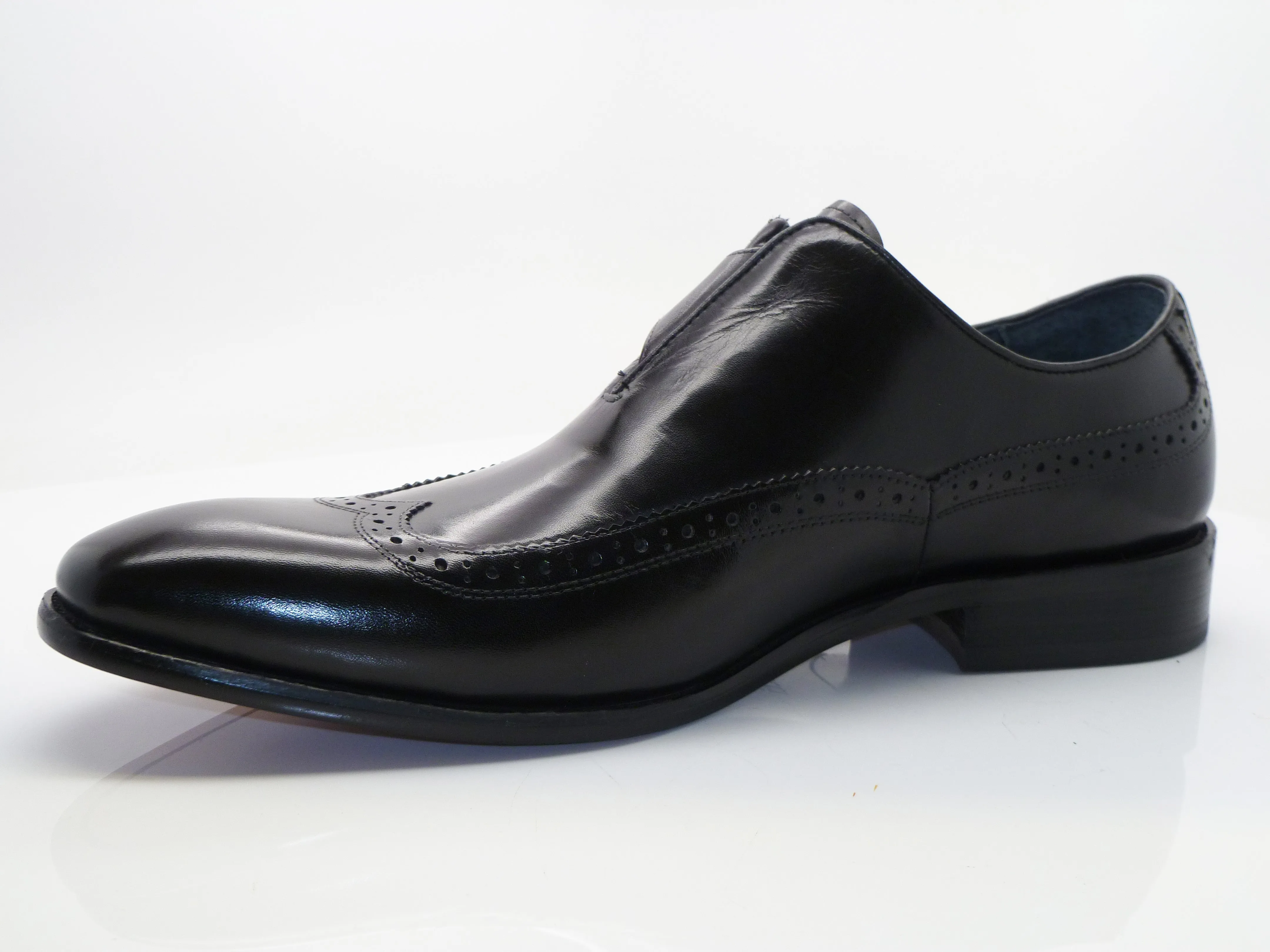 Schwarzer Monkstrap-Schuh aus Kalbsleder