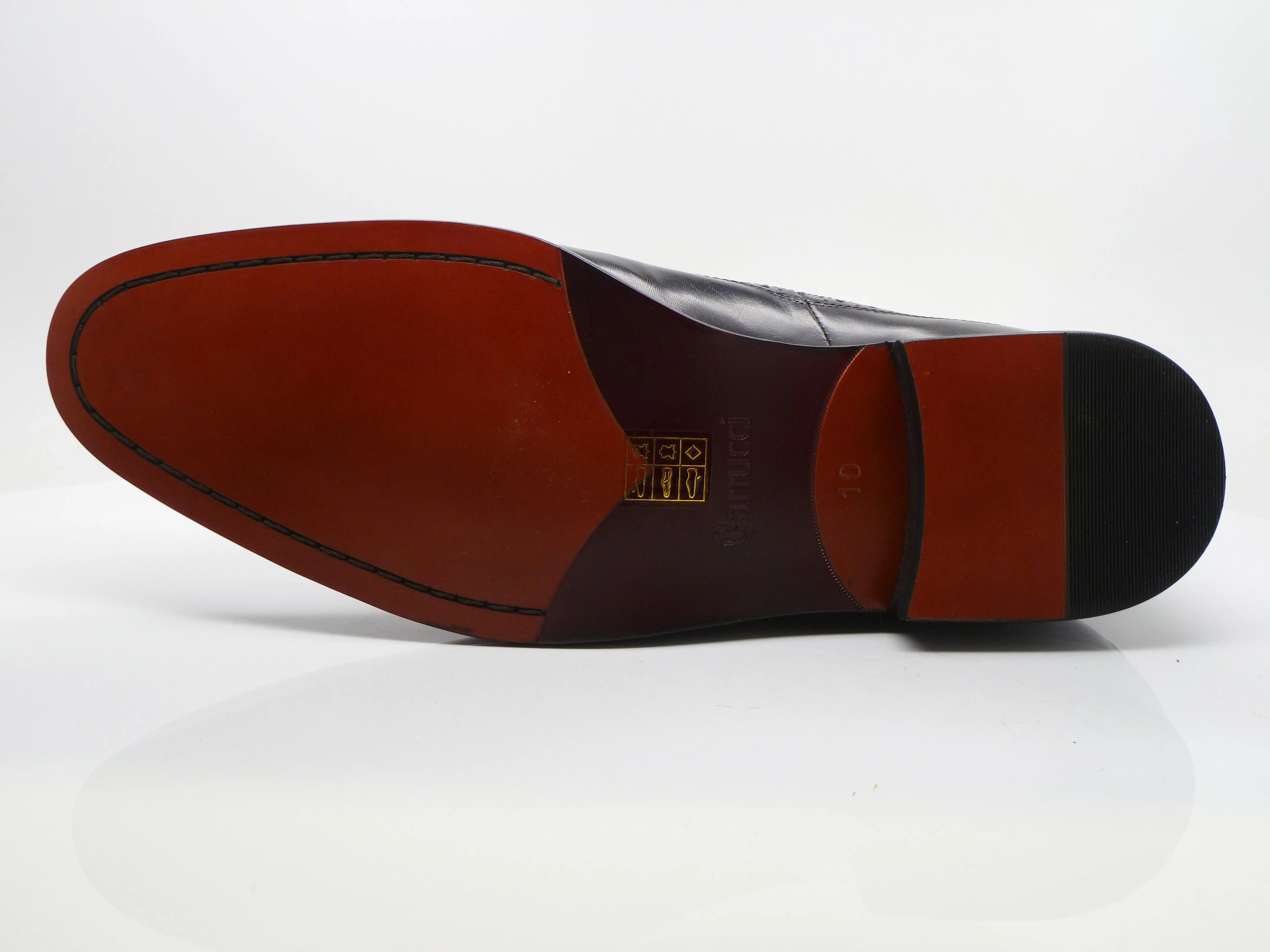 Schwarzer Monkstrap-Schuh aus Kalbsleder
