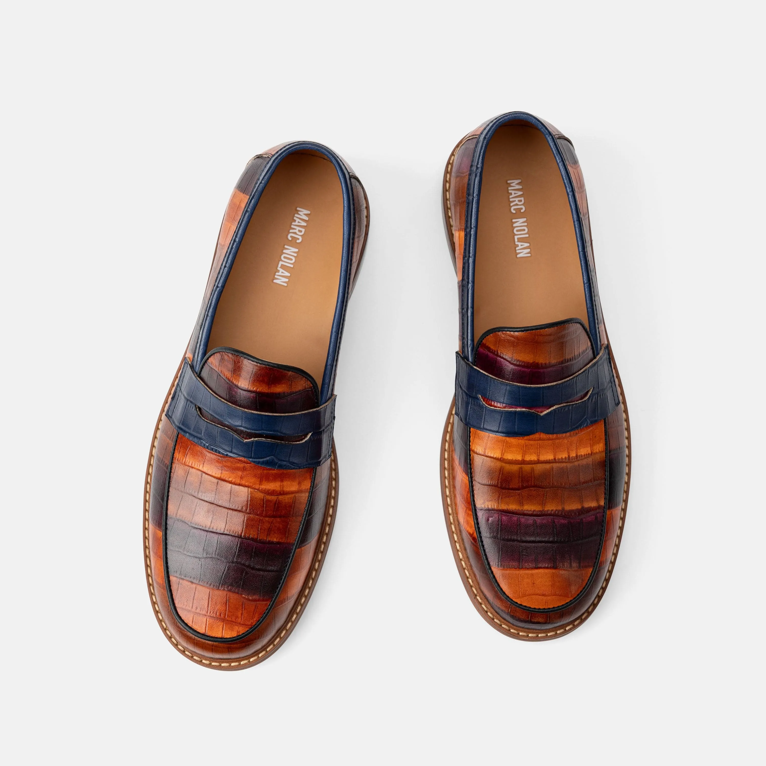 Calum Badlands Leder-Penny-Loafer