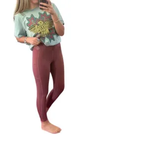 Camila Conceal Carry Legging in Mauve