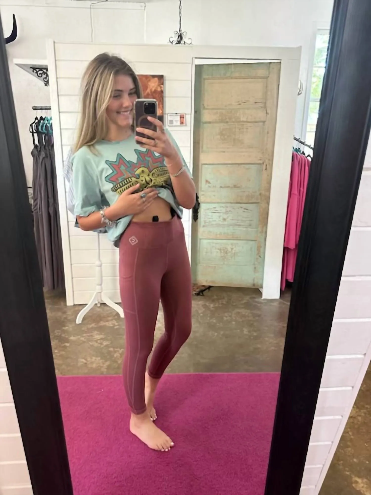 Camila Conceal Carry Legging in Mauve