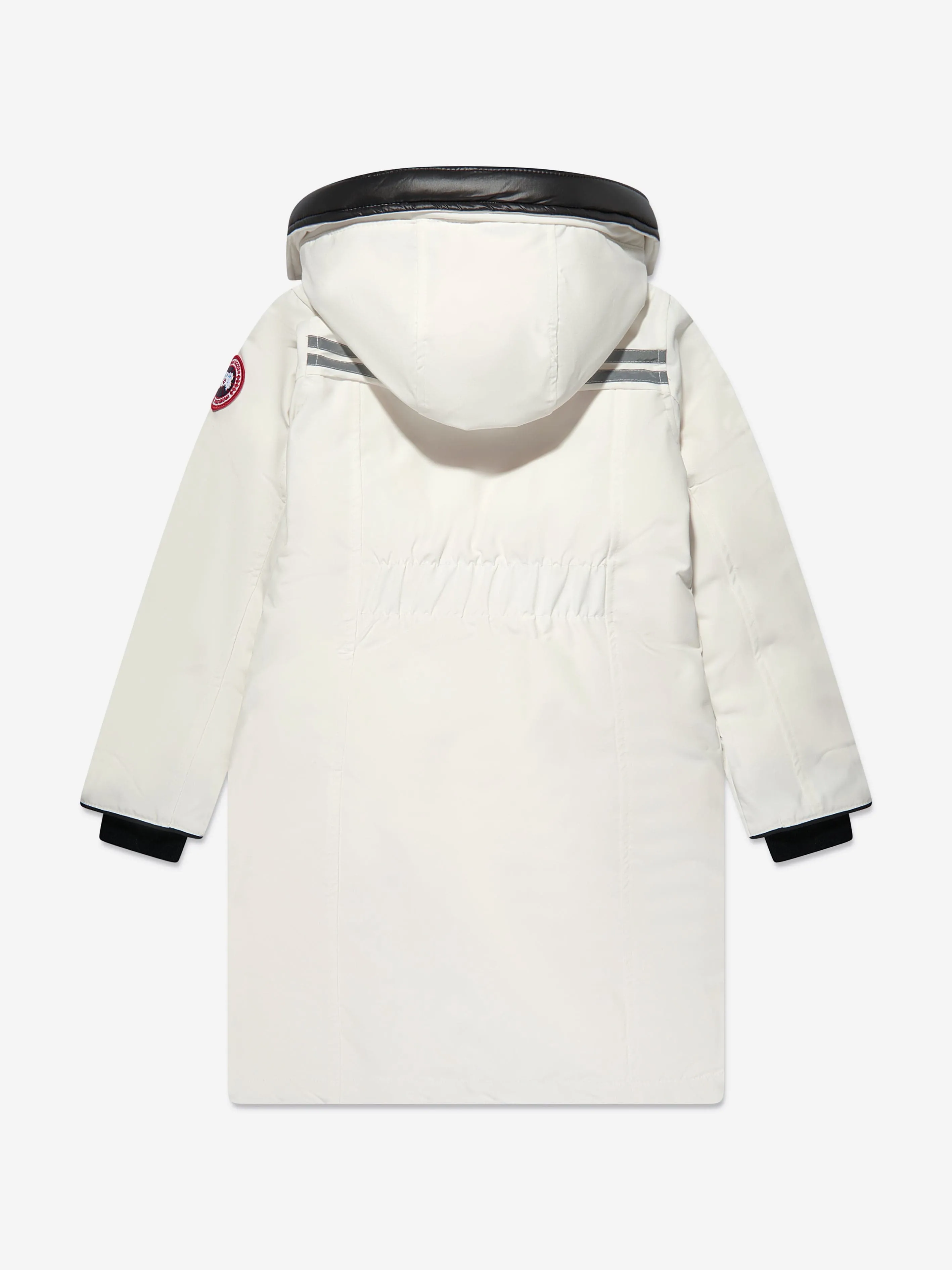 Canada Goose Girls Brittania Parka in Weiß