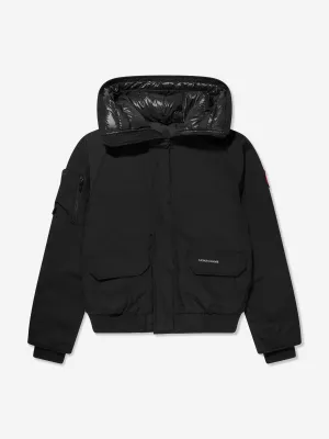Canada Goose Kids Chilliwack Bomber in Schwarz