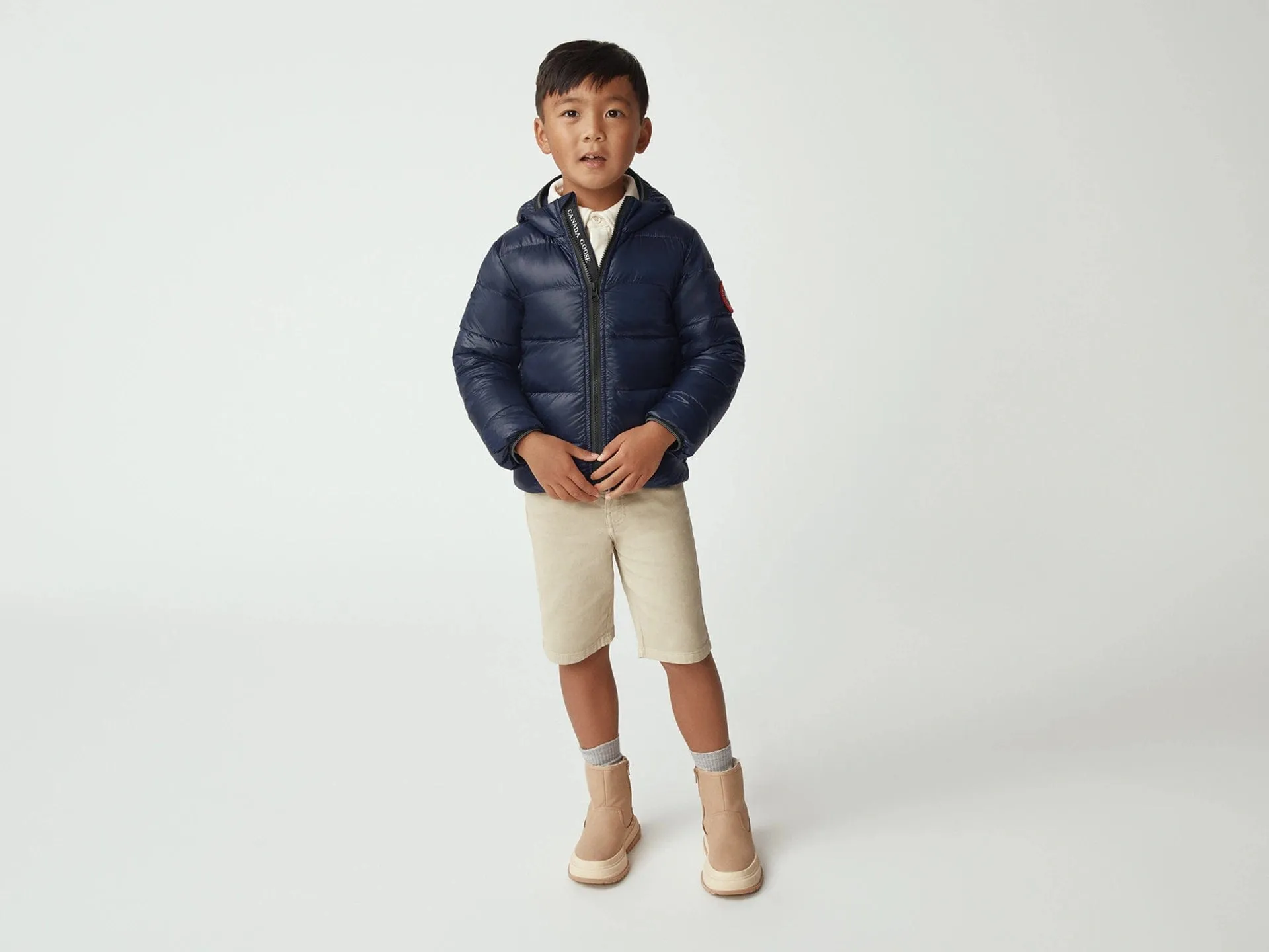 Canada Goose Kids Crofton Daunenjacke mit Kapuze