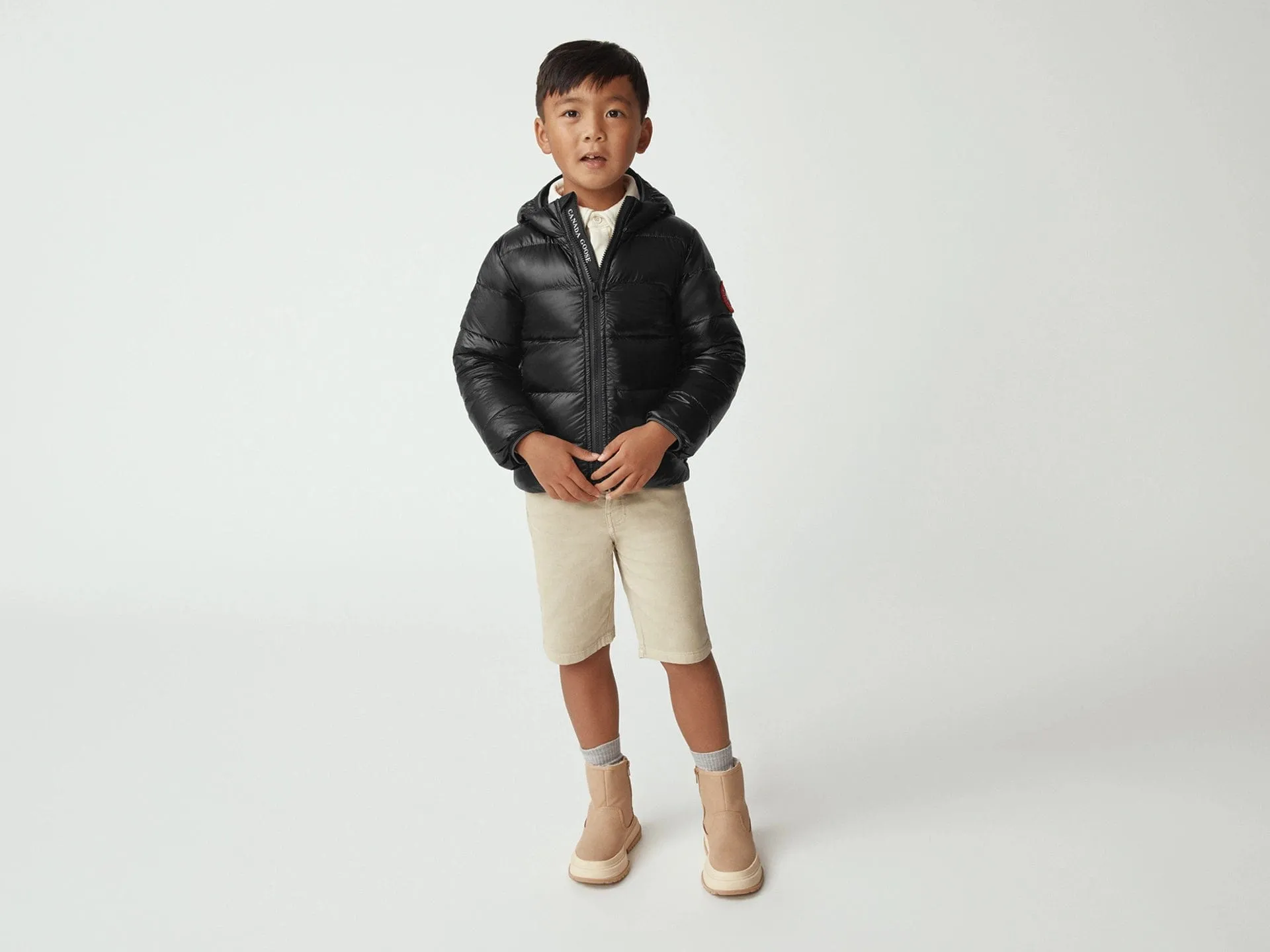 Canada Goose Kids Crofton Daunenjacke mit Kapuze