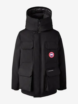 Canada Goose Kinder Daunen Expedition Parka in Schwarz