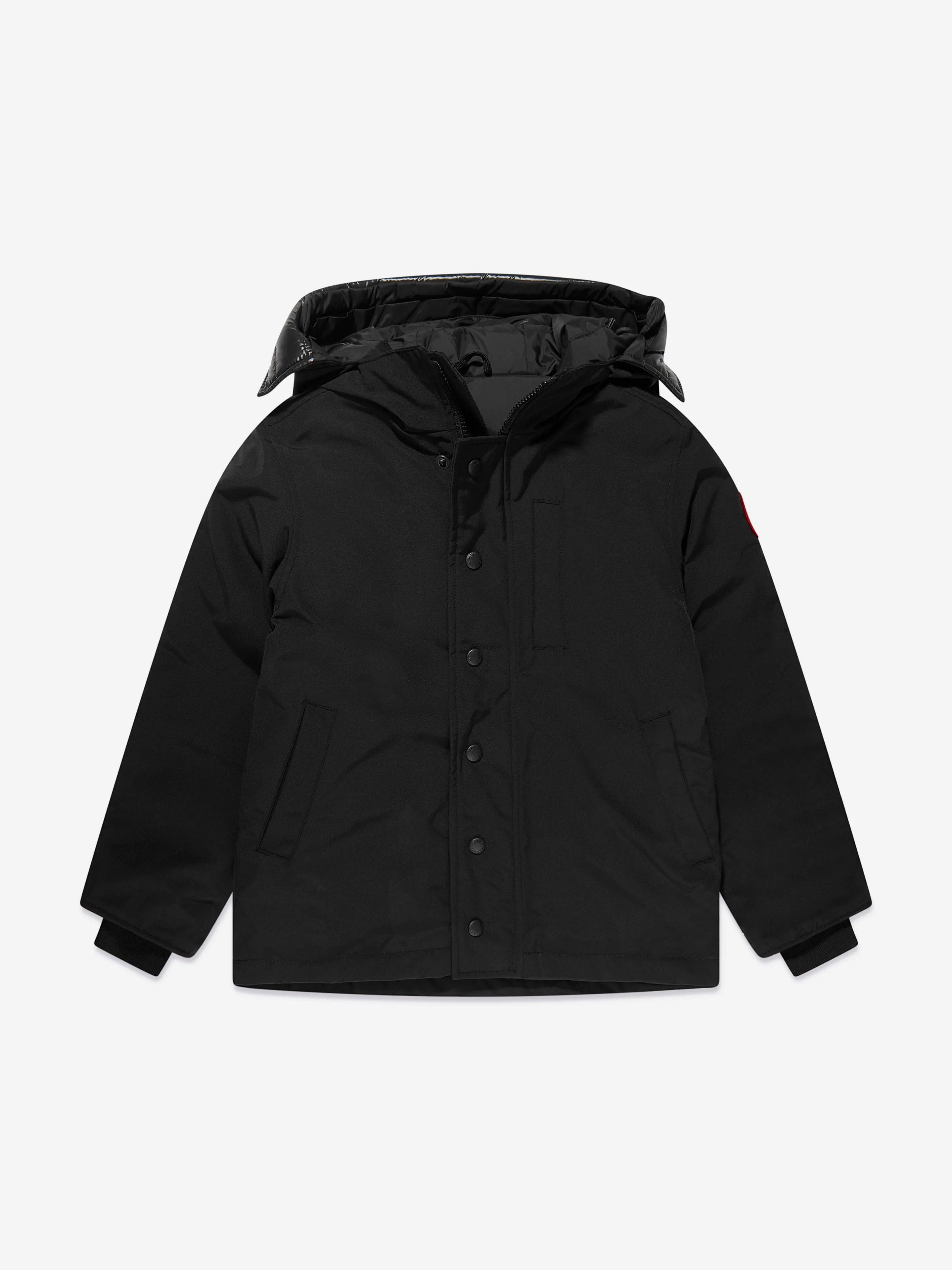 Canada Goose Kids Logan Parka in Schwarz