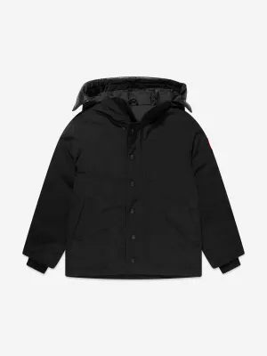 Canada Goose Kids Logan Parka in Schwarz