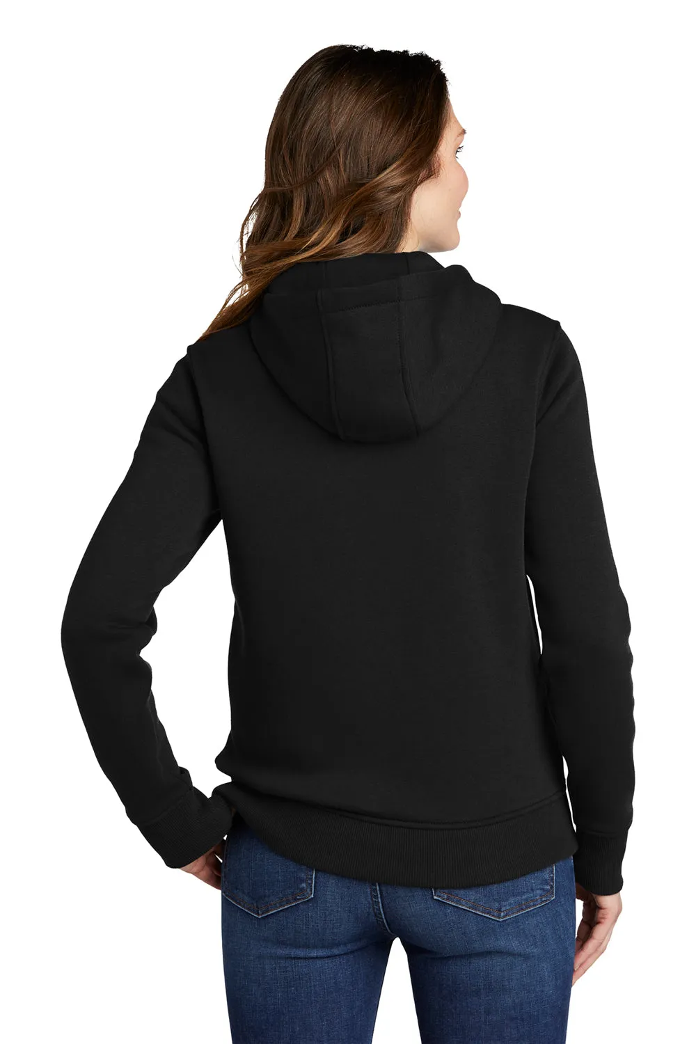 Carhartt Damen Clarksburg Kapuzenpullover mit Reißverschluss und Taschen - Schwarz