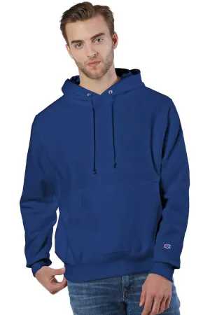 Champion Herren Kapuzenpullover mit schrumpffester Qualität und Kangaroo-Tasche - Sportliches Königsblau