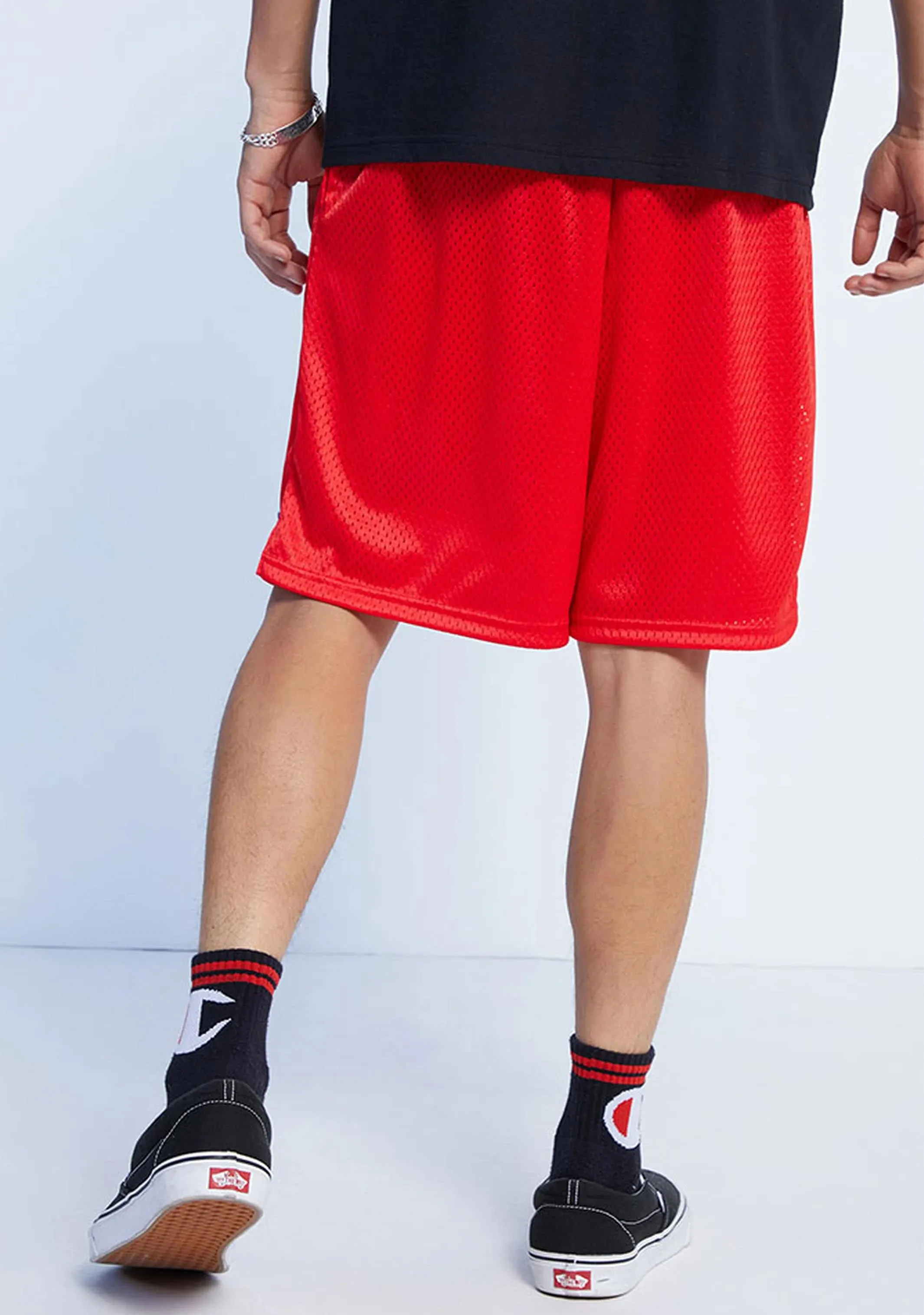Champion Herren US 9-Zoll Basketball Shorts Rot <br> AURGA1 QUJ