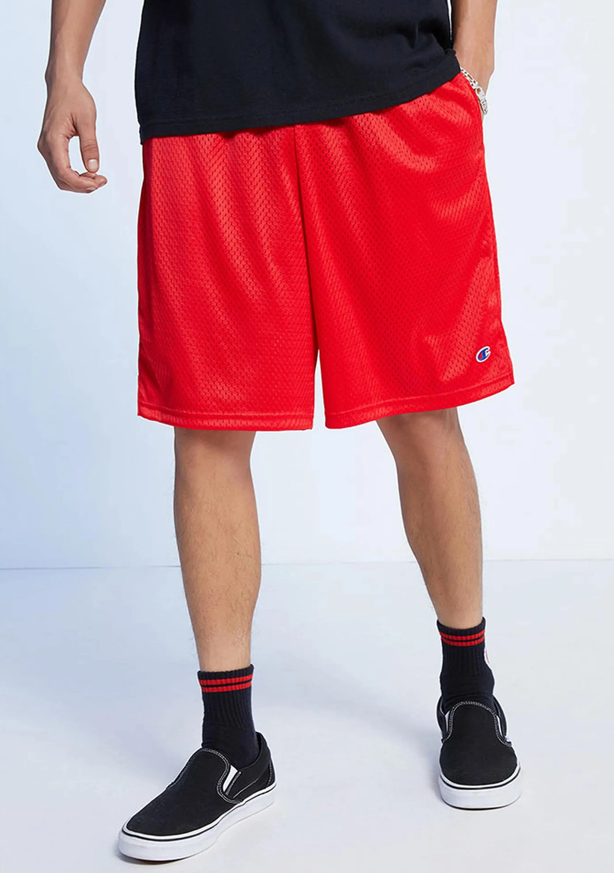 Champion Herren US 9-Zoll Basketball Shorts Rot <br> AURGA1 QUJ