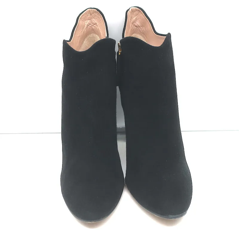 Chloe Stiefeletten Schwarz Wildleder Größe 41 High Heel Booties