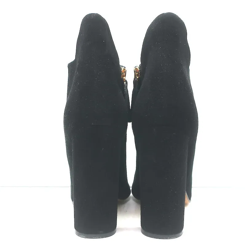 Chloe Stiefeletten Schwarz Wildleder Größe 41 High Heel Booties