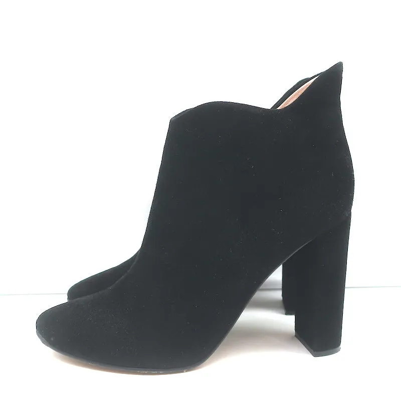 Chloe Stiefeletten Schwarz Wildleder Größe 41 High Heel Booties