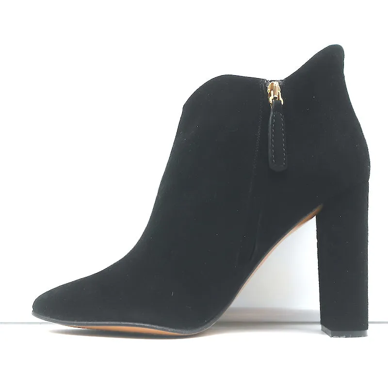 Chloe Stiefeletten Schwarz Wildleder Größe 41 High Heel Booties