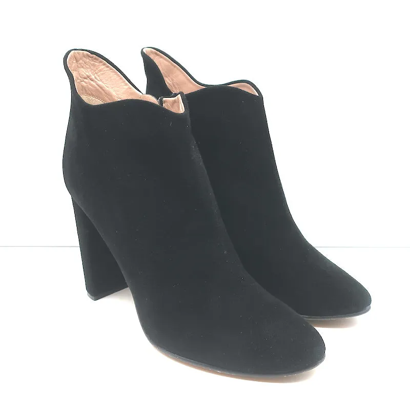 Chloe Stiefeletten Schwarz Wildleder Größe 41 High Heel Booties
