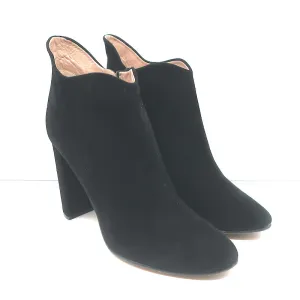Chloe Stiefeletten Schwarz Wildleder Größe 41 High Heel Booties