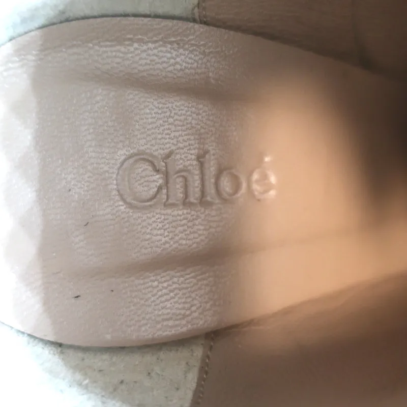 Chloe Stiefeletten Schwarz Wildleder Größe 41 High Heel Booties