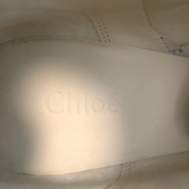 Chloe Susanna Steppede Samt Knöchelstiefel Marine Größe 35.5 Schnallen Stiefel NEU
