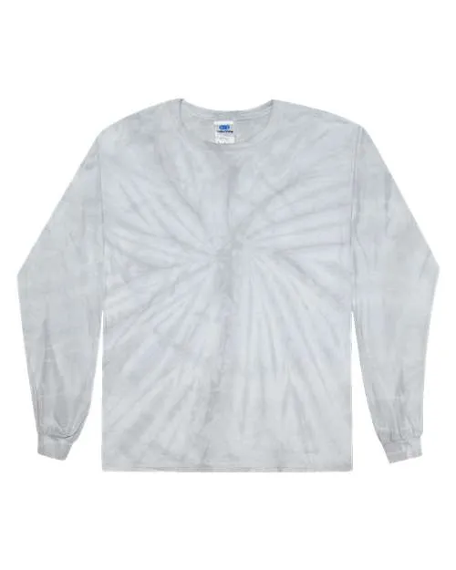 Colortone 2000 Langarm-T-Shirt im Tie-Dye-Look