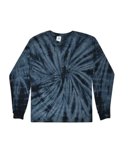 Colortone 2000 Langarm-T-Shirt im Tie-Dye-Look